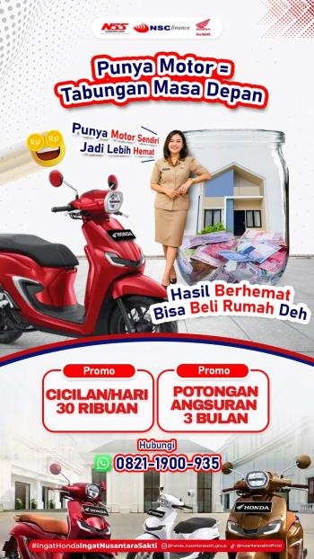 PUNYA MOTOR = TABUNGAN MASA DEPAN